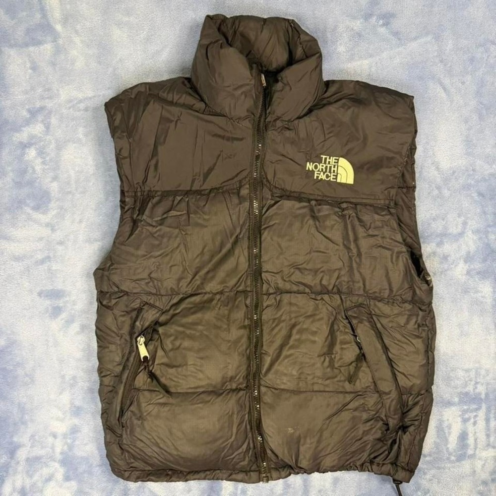 The North‎ Face black  puffer vest men  size L